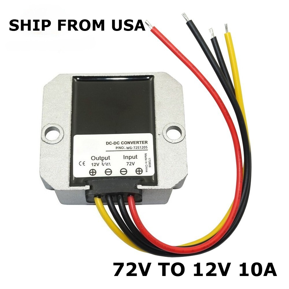 DC 72V 60V 48V Step Down 12V 10A 120W Voltage Regulator Buck Converter Reducer