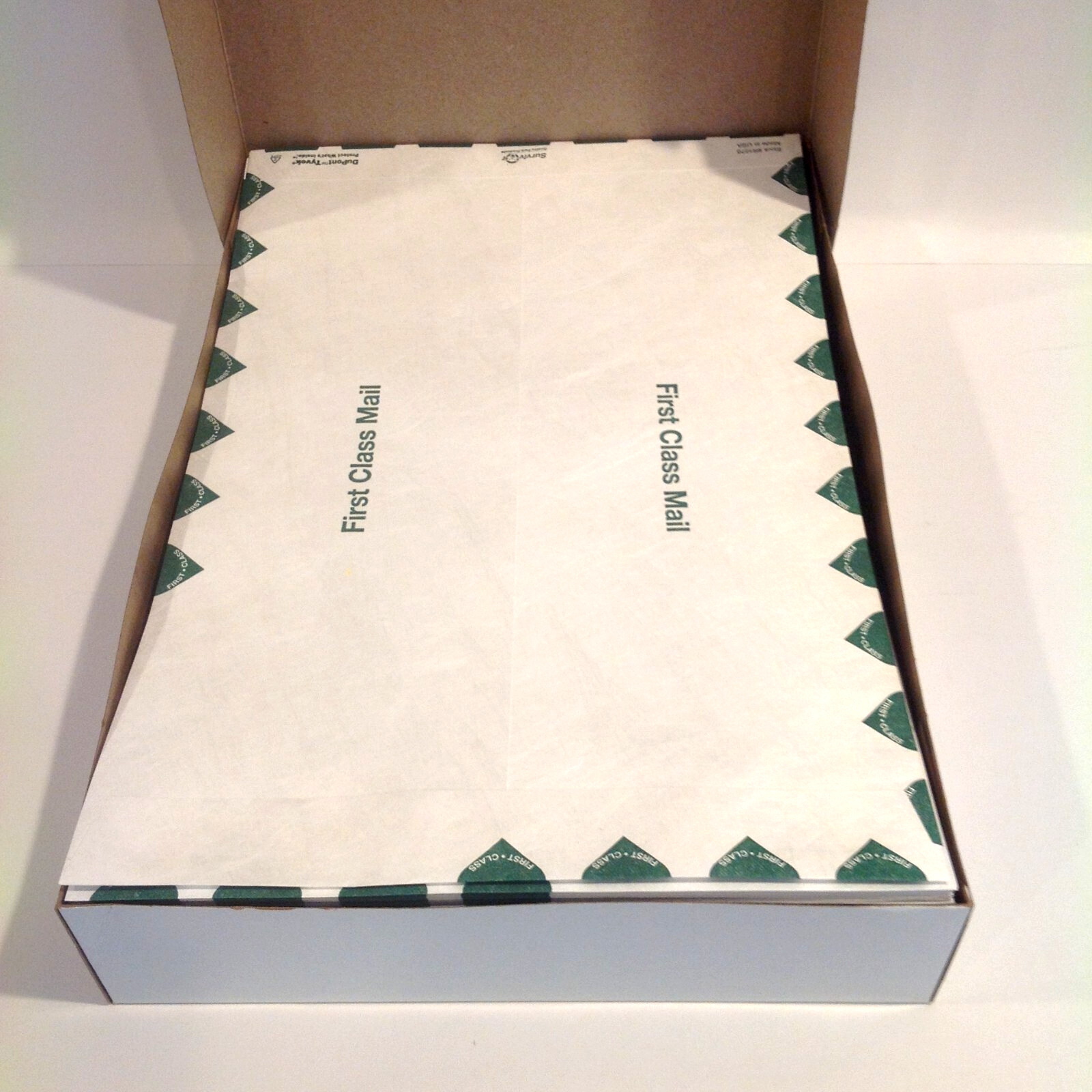 Box of 100 Survivor R1670 Tyvek USPS First Class Mailers 10″ x 15″ White NEW