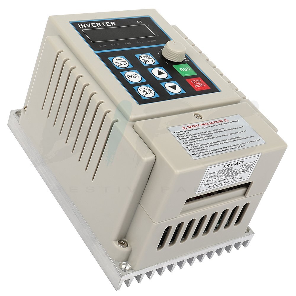 1HP 220V 0.75kw Variable Frequency Drive VFD Single to 3 Phase Speed Control