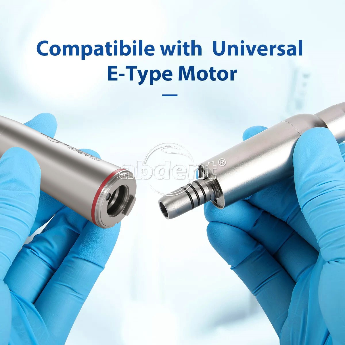 AbDent 1:4.2 45° LED Fiber Optic Contra Angle Handpiece External Water Spray
