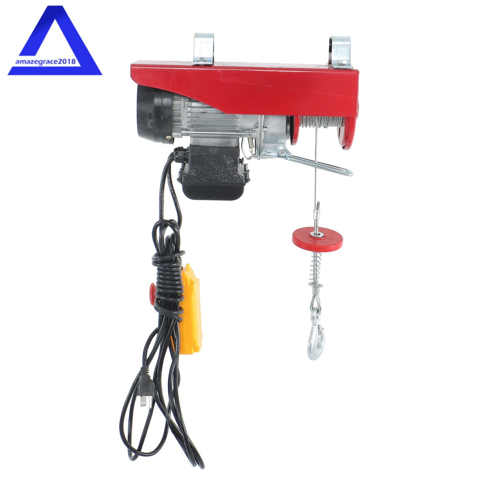 PA200 440lbs Electric Hoist with 14 FT Wired Remote Control 110V 510W Motor
