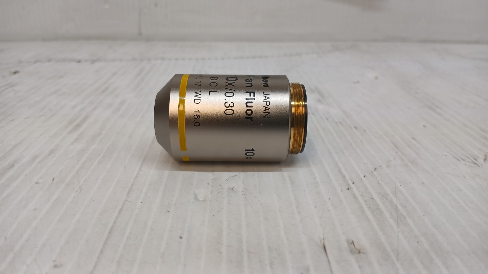 Nikon Plan Fluor 10x Microscope Objective 10x/0.30 DIC L Infinity/0.17 WD 16.0