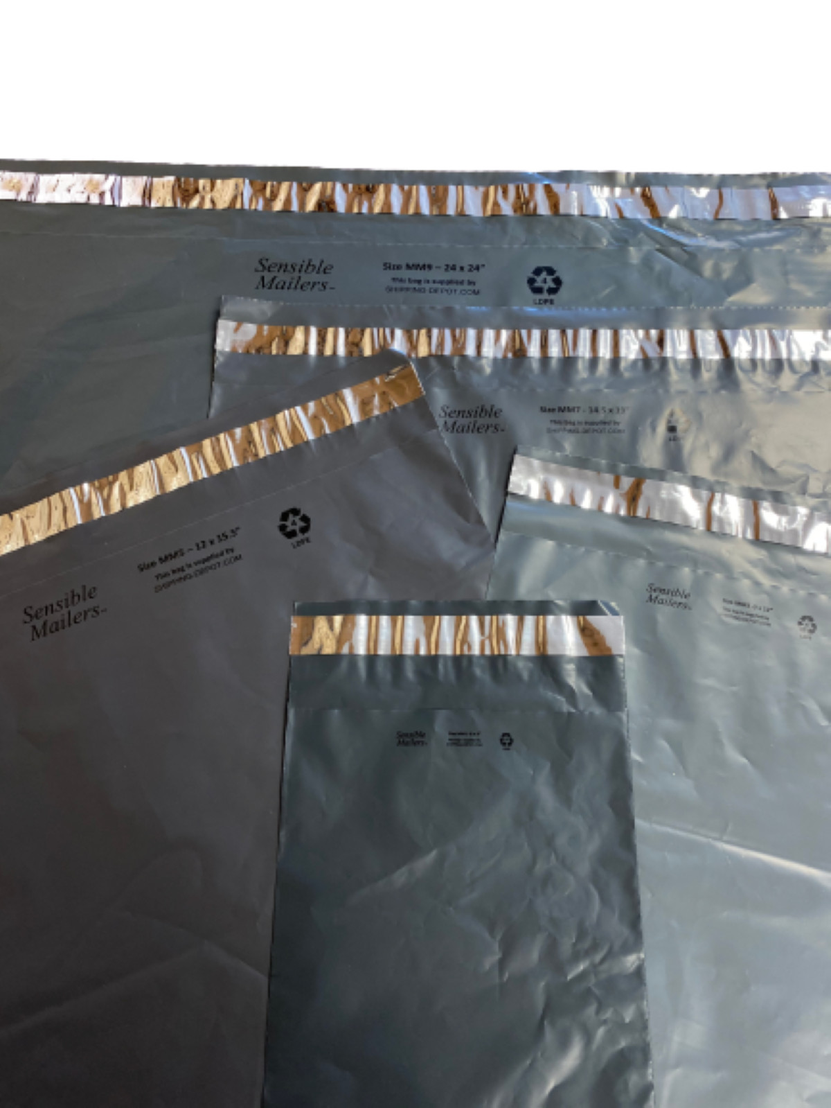 Fully Recycled Poly Mailers Earth Friendly Shipping Bags – Sensible Mailers