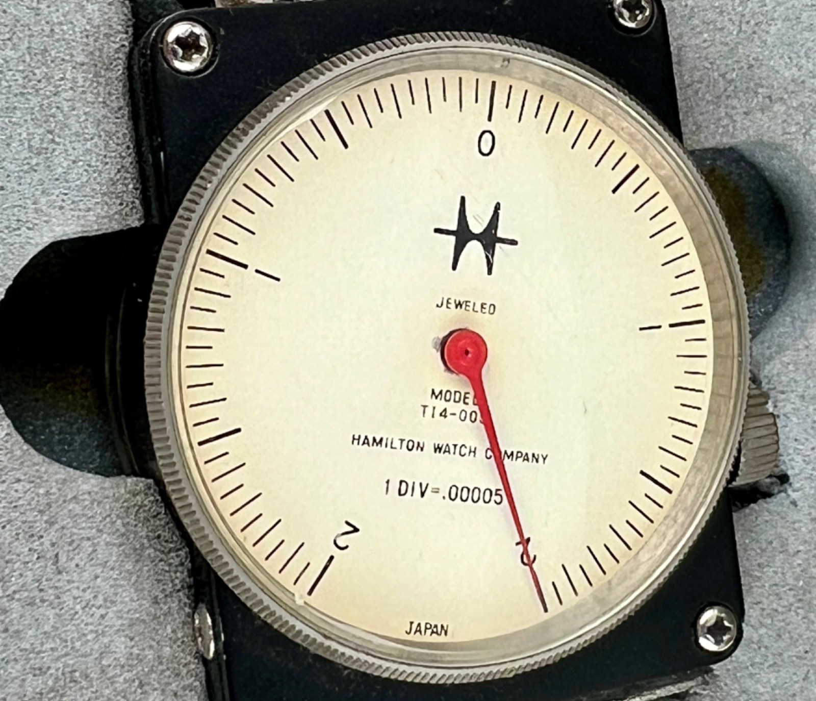 Hamilton Watch Company Dual Sided Dial Indicator T14-005 Watch Makers Machinist