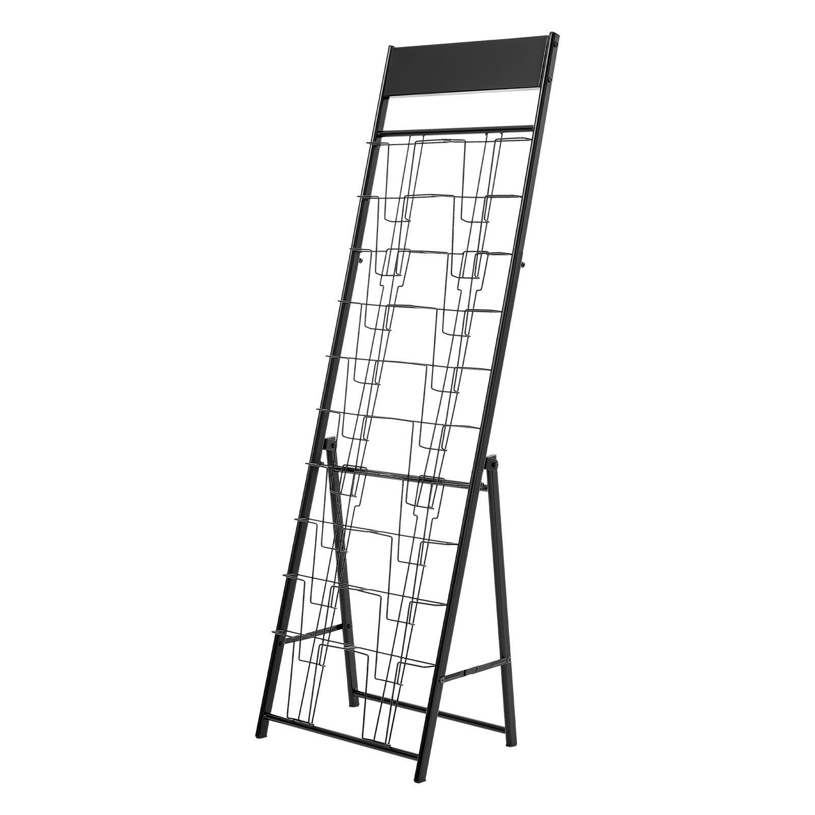 Uimoso 20-Pocket Magazine and Brochure Display Rack for Literature Organization