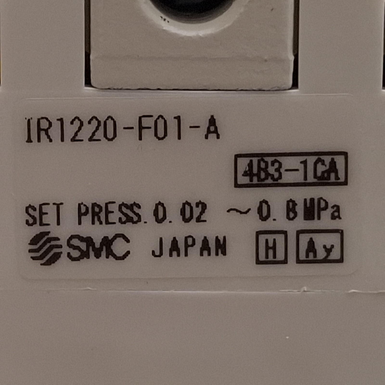 SMC IR1220-F01-A Pneumatic Regulator, 0.02-0.8MPa Set, 1.0MPa Supply, G1/8 Ports