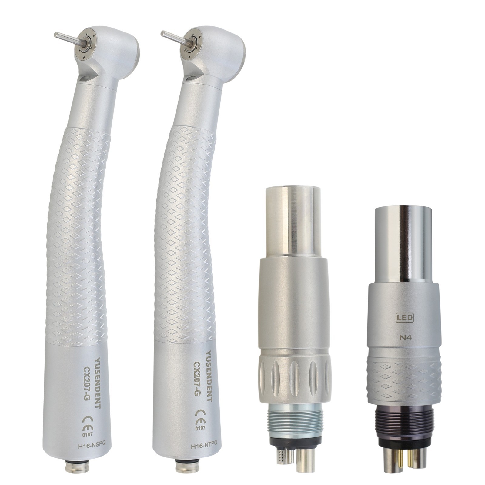 COXO Dental Handpiece High Speed Fiber Optic LED CX207-G KaVo NSK WH Coupling