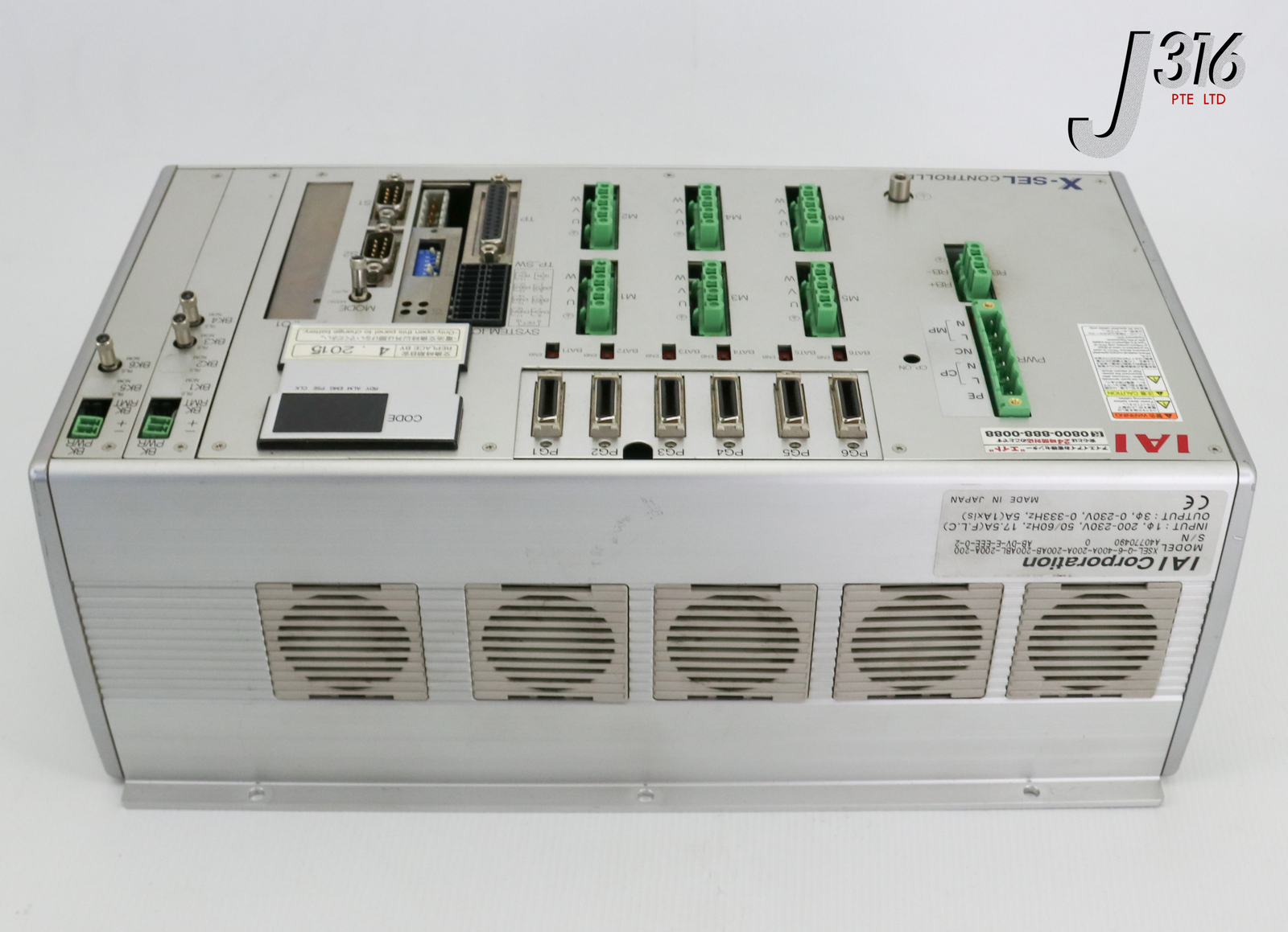 25515 IAI X-SEL CTLR XSEL-Q-6-400A-200A-200AB-200ABL-200A-200AB-DV-E-EEE-0-2