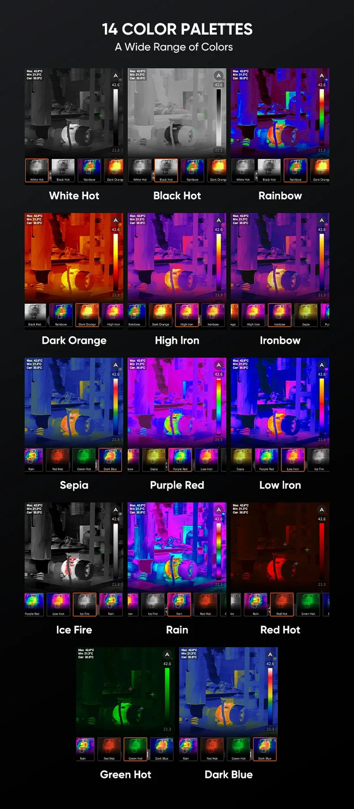 GOYOJO Thermal Imaging Camera for Android/iphone 15/16/17 192×192 IR Resolution