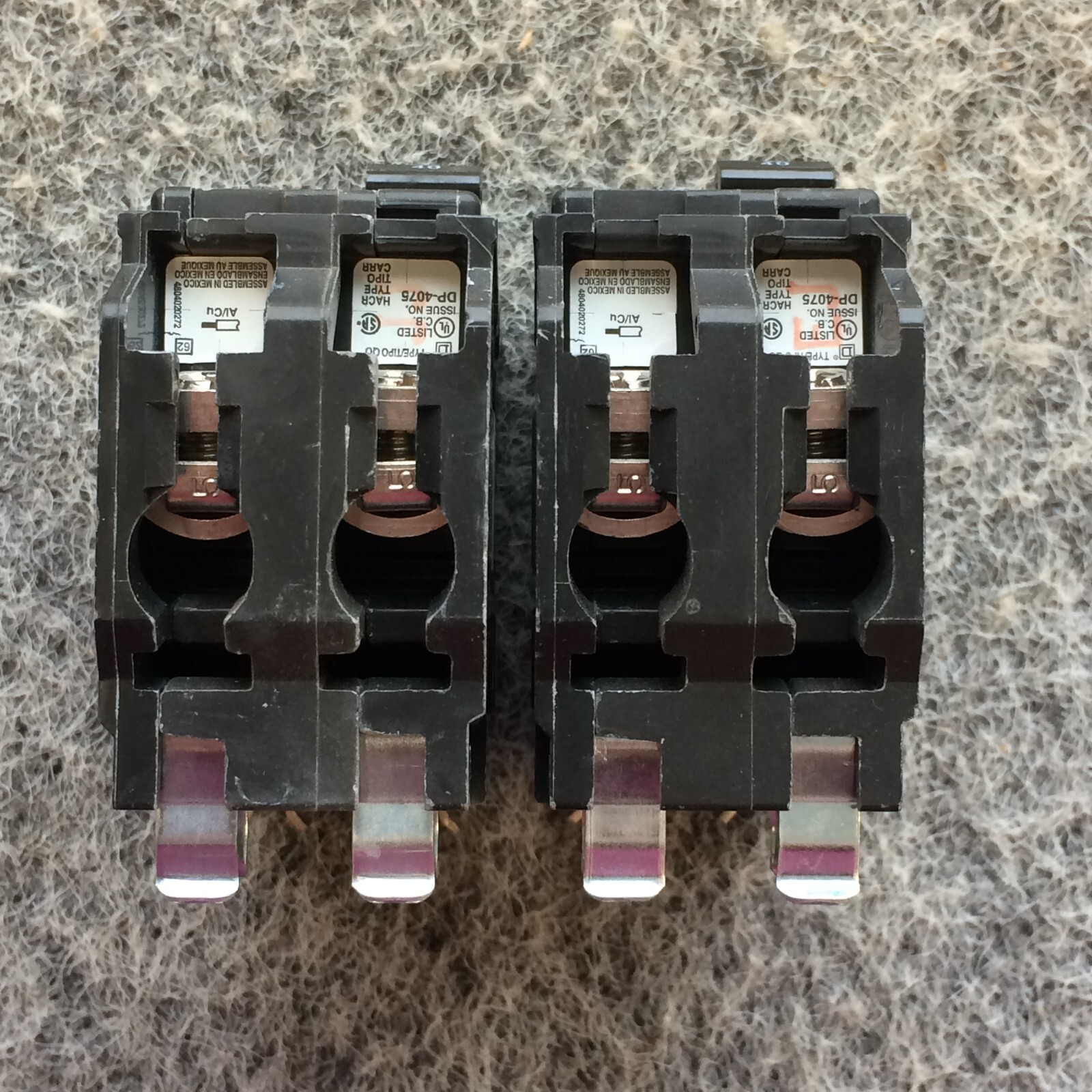 QO240 Square D QO Circuit Breaker (LOT of 2) 40 Amp 2 Pole NOS