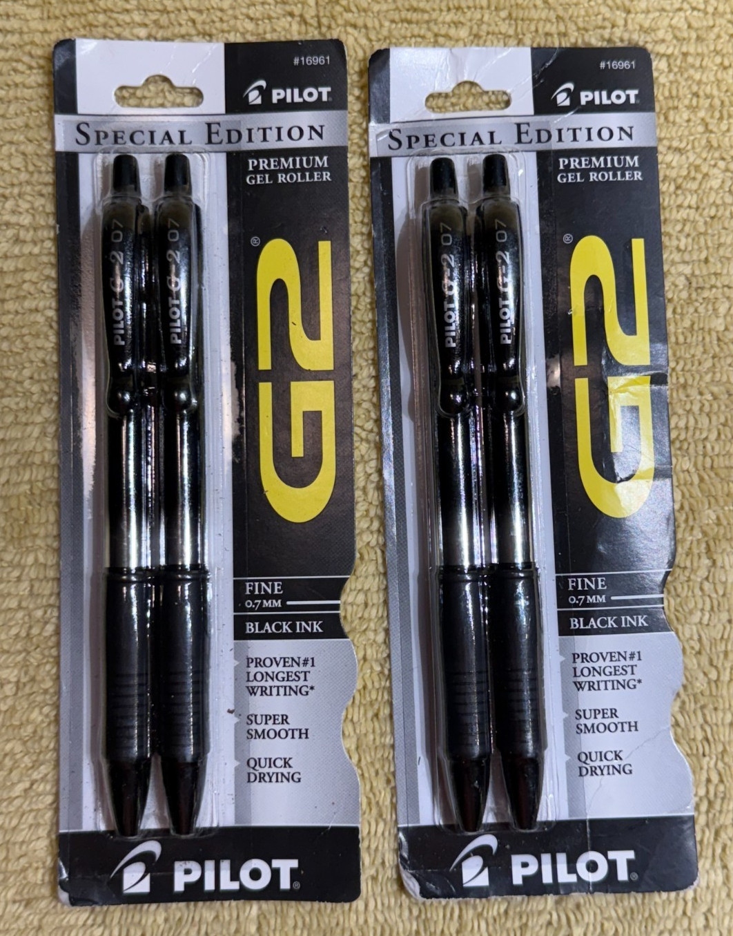 Large Lot of 28 GEL Pens – G2 Pilot, Uni-ball, Blank Ino – New in Package