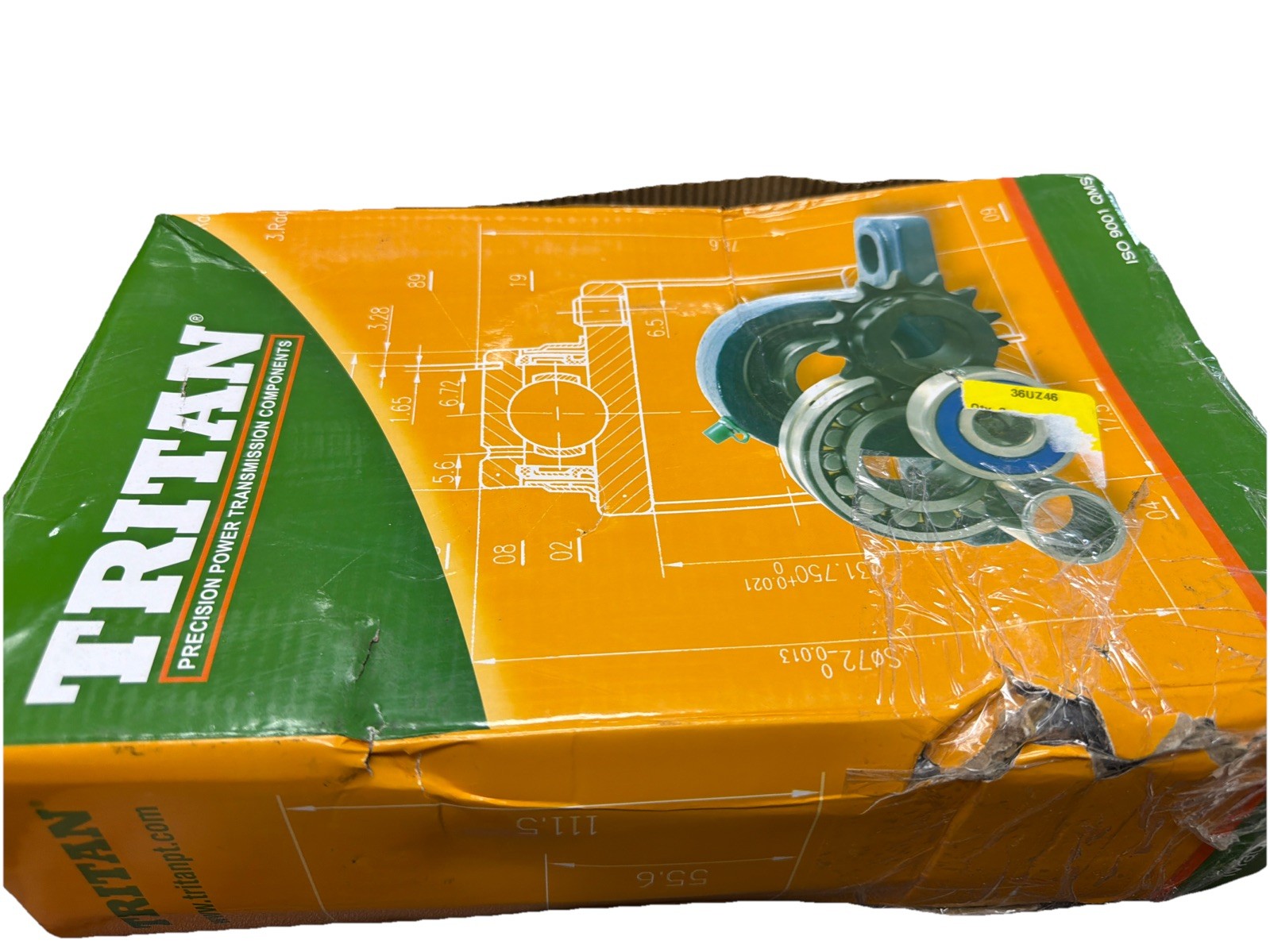 Tritan UCP217-55 Pillow Block Bearing, Ball, 3-7/16″ Bore New Blemished Box