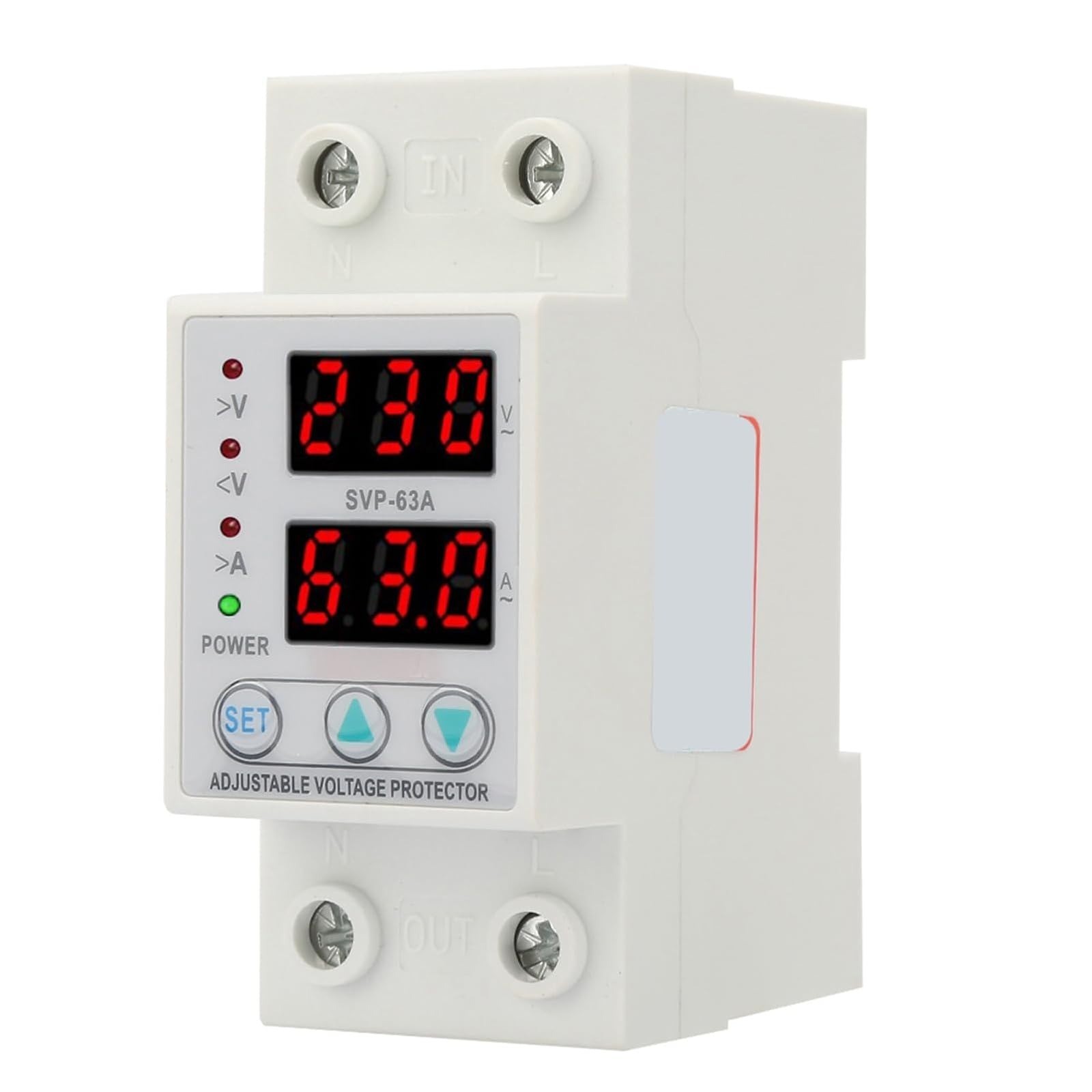 Estink Voltage Protective Device AC230V 63A Adjustable Current Protector