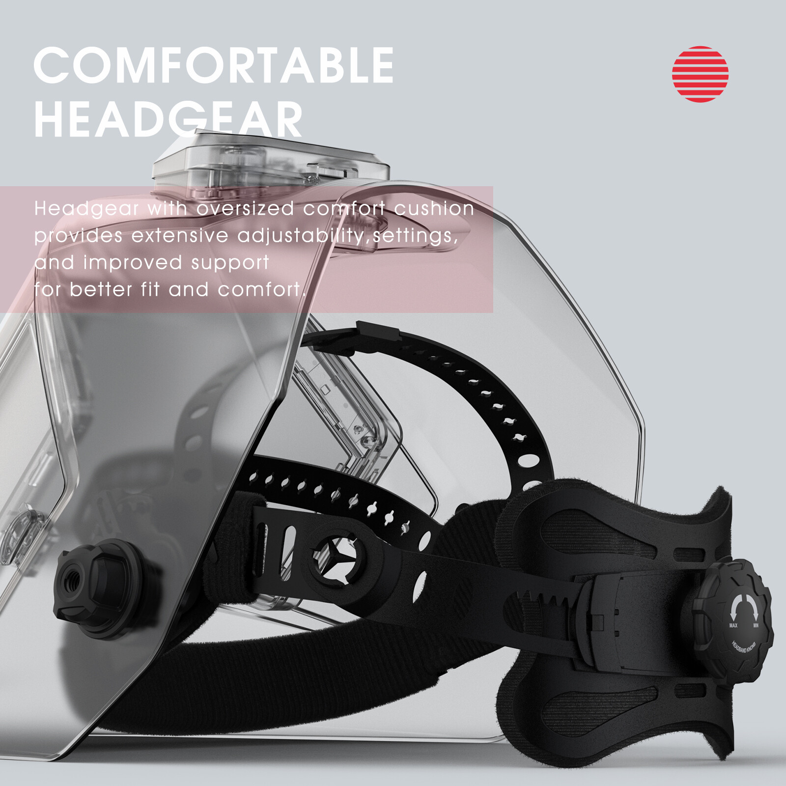Auto Darkening Welding Helmet, Large Viewing True Color 6 Arc Sensor Welder Mask