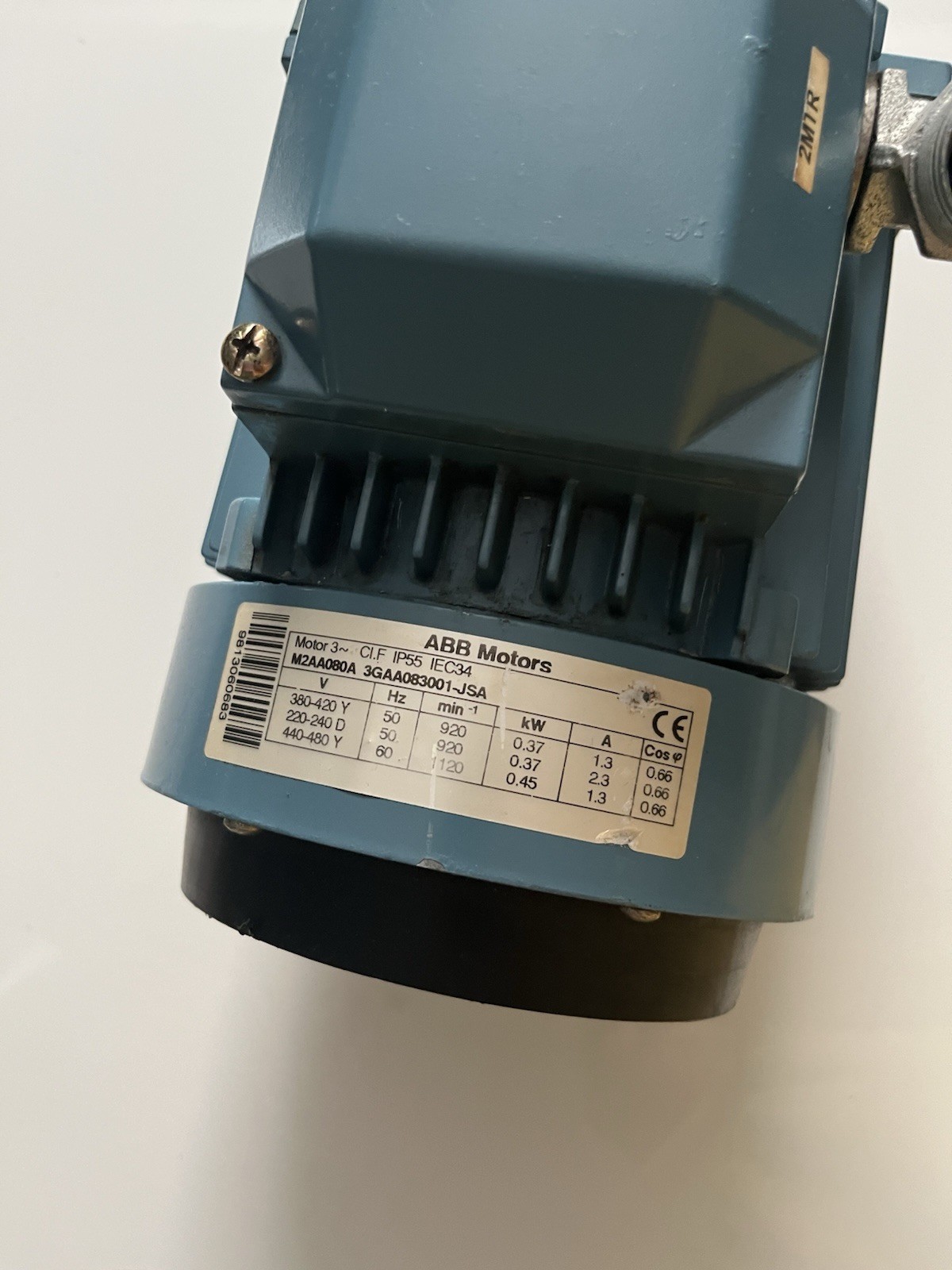 ABB M2000 M2AA080A 3GAA083001-JSA 0.37kW 3-Phase Electric Motor IP55