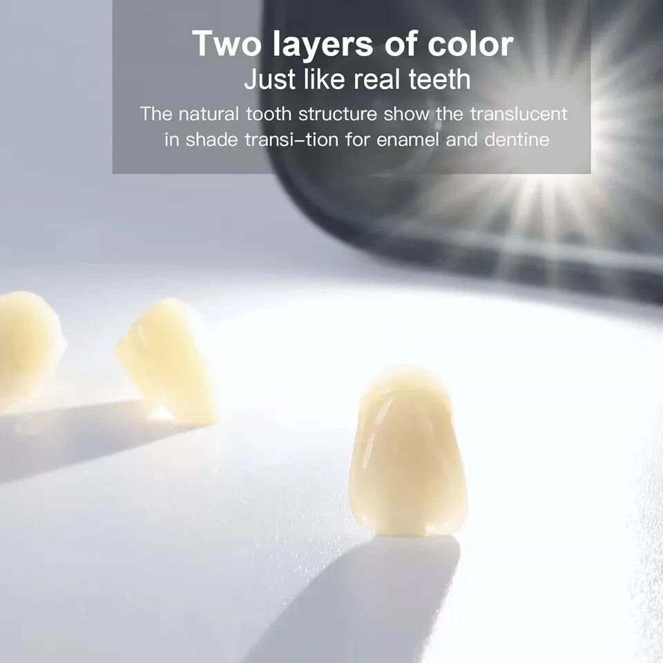 28Pcs Resin Dental Temporary Upper&Lower Acrylic Denture Teeth Full Set A1/A2/A3