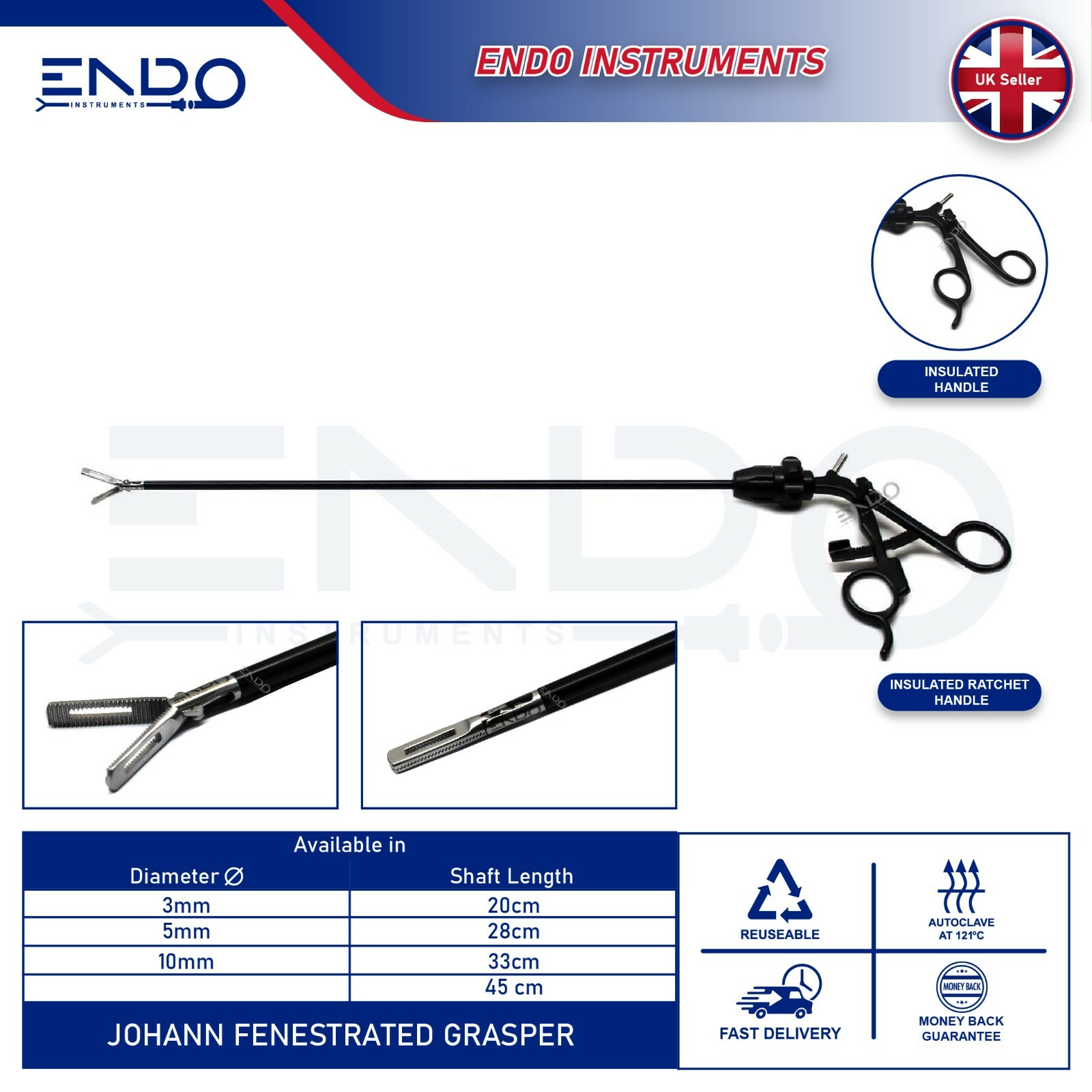 New Laparoscopic Grasper Dissector Forceps Needle Holder Laparoscopy Instruments