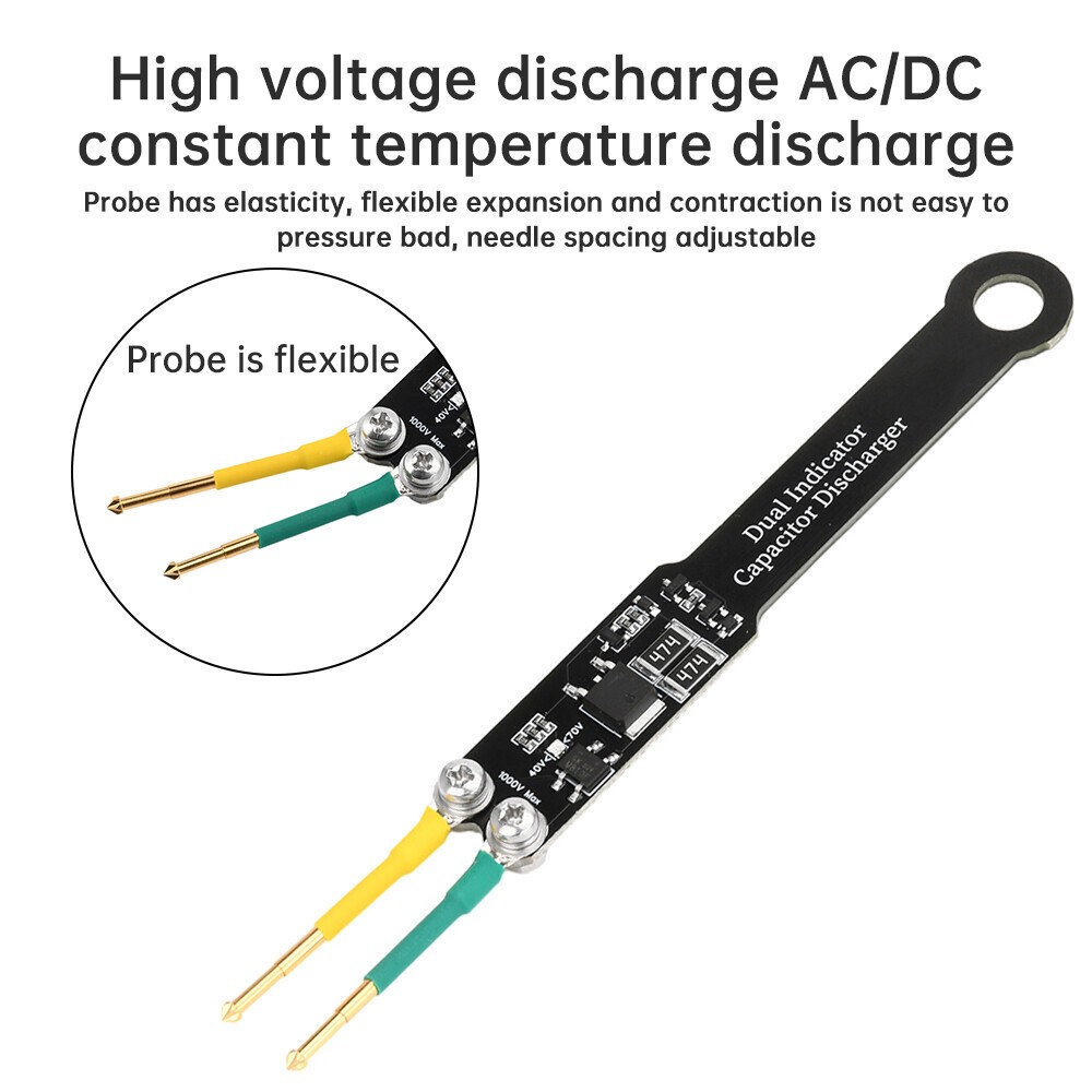 Portable Capacitor Discharge Pen High Voltage AC/DC Quick Discharging Tool 1000V