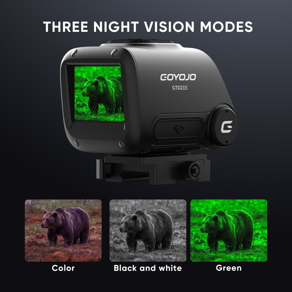 GOYOJO GTD215 Thermal Night Vision Dual Light Fusion Scope for Hunting DAY&Night