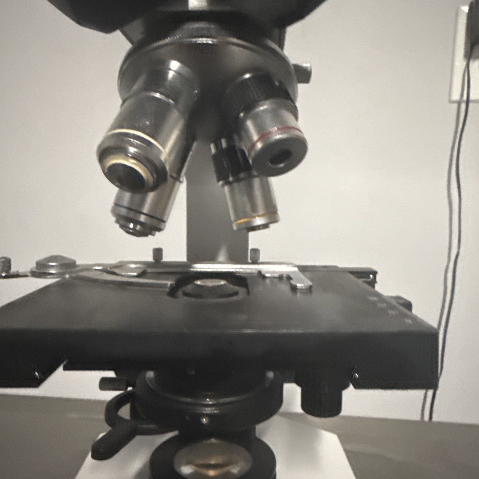 PSS Select Laboratory Compound Binocular Microscope + 4X 10X 40X 100X Objectives