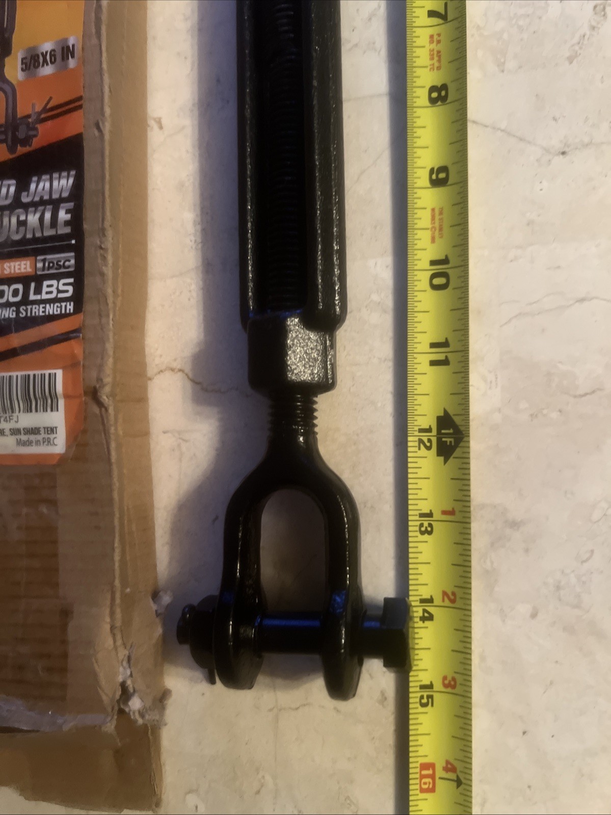 5/8×15″ Heavy Duty Jaw and Jaw Turnbuckle 3500 lbs ALL Weather Resistant