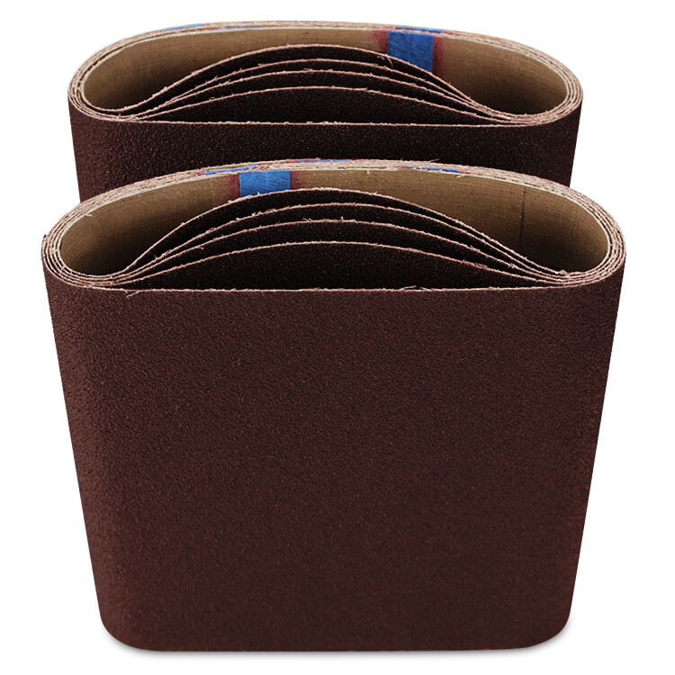 8″x19″ EZ8 Drum Floor Sanding Belts Kit 40 60 80 100 120 Grit (2 each) – 10 Pack