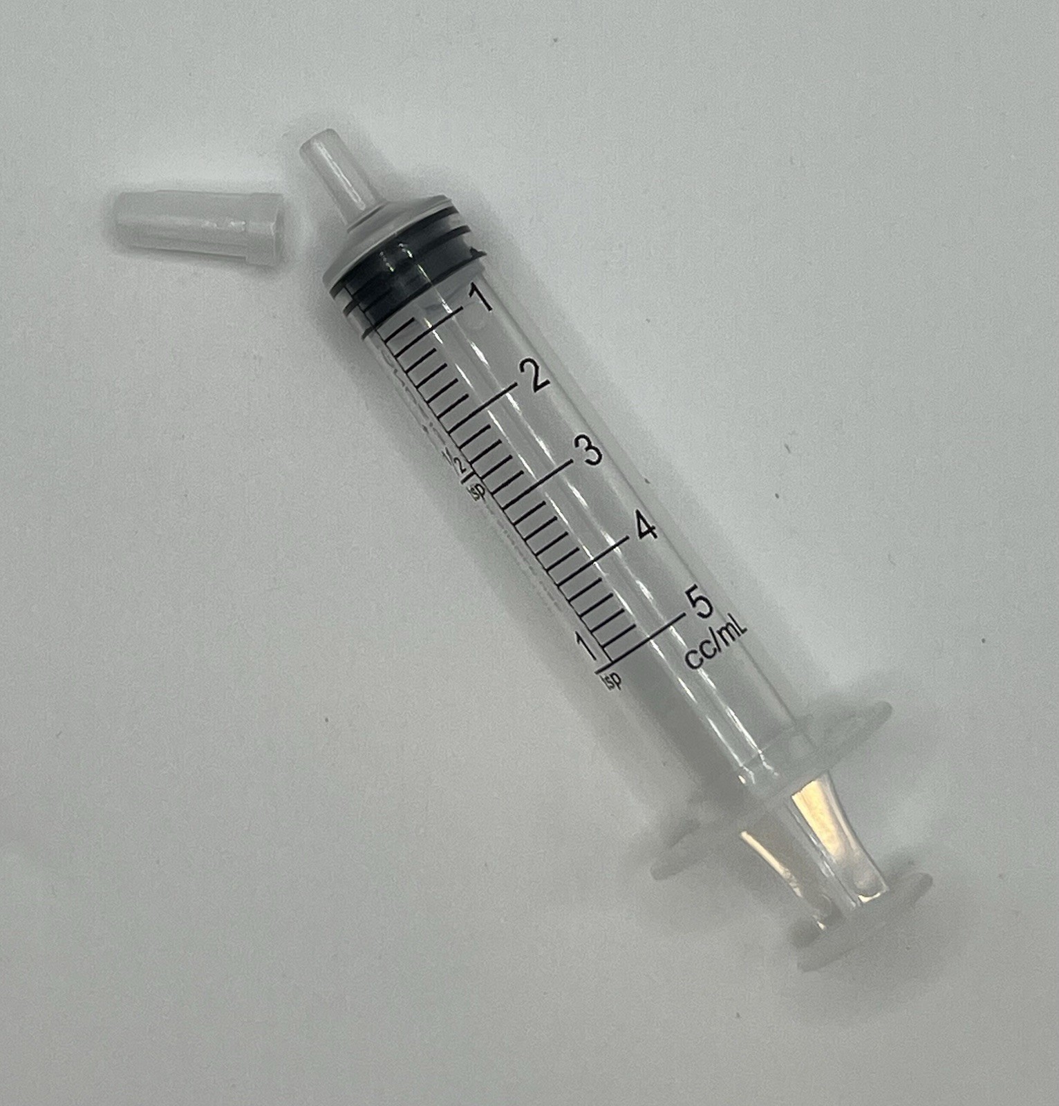 Brandzig 5ml Oral Syringe With Cap x12 Pieces. Sealed New