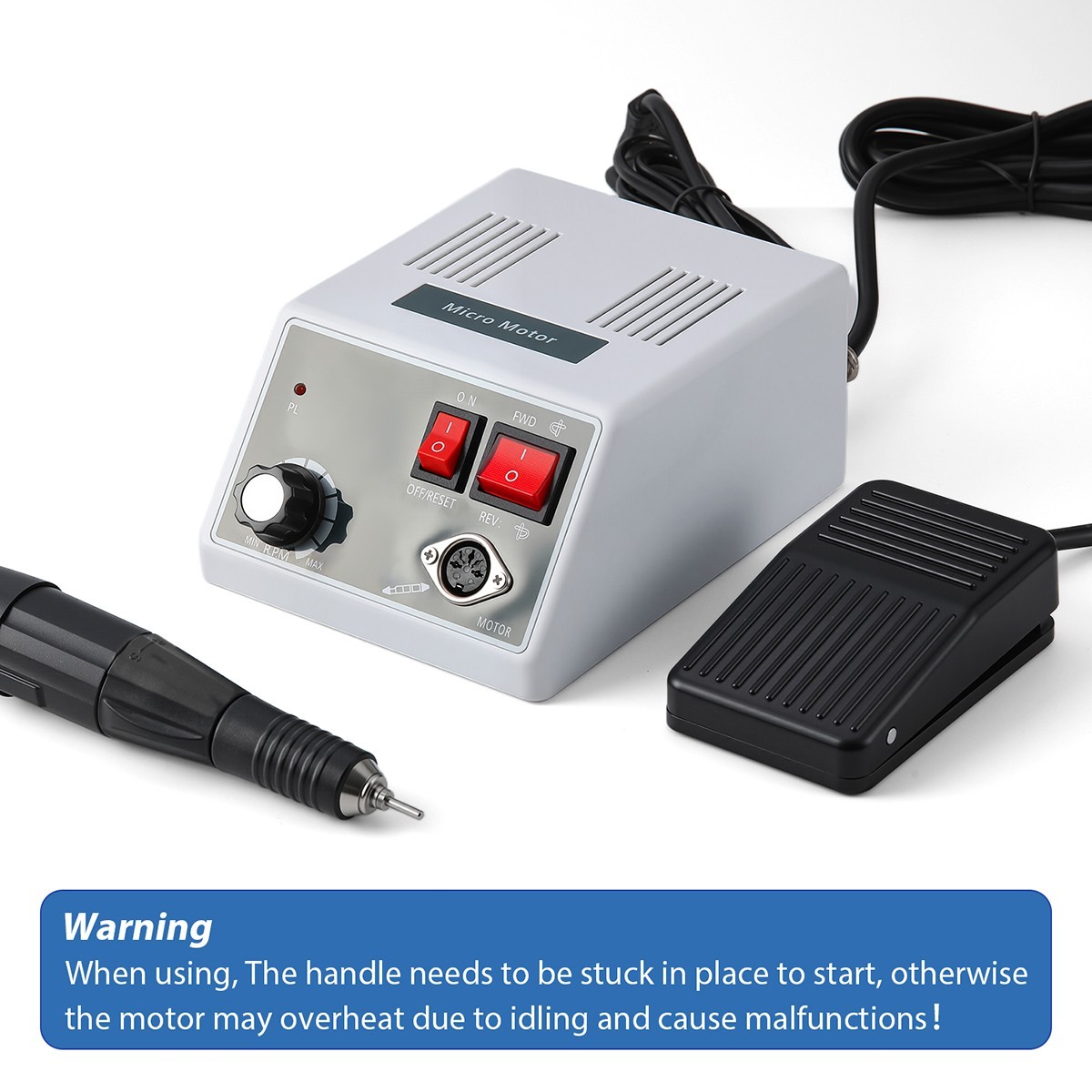 Dental Lab Marathon Electric Micromotor Polishing Unit + 35K rpm Motor Handpiece