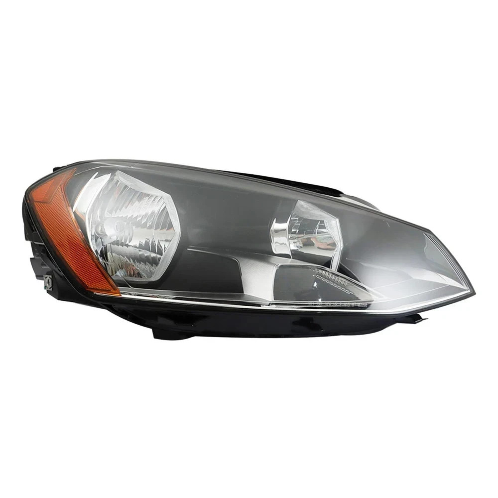 Right Passenger Headlight for Golf 2015-2017 Halogen Clear Lens VW2503160