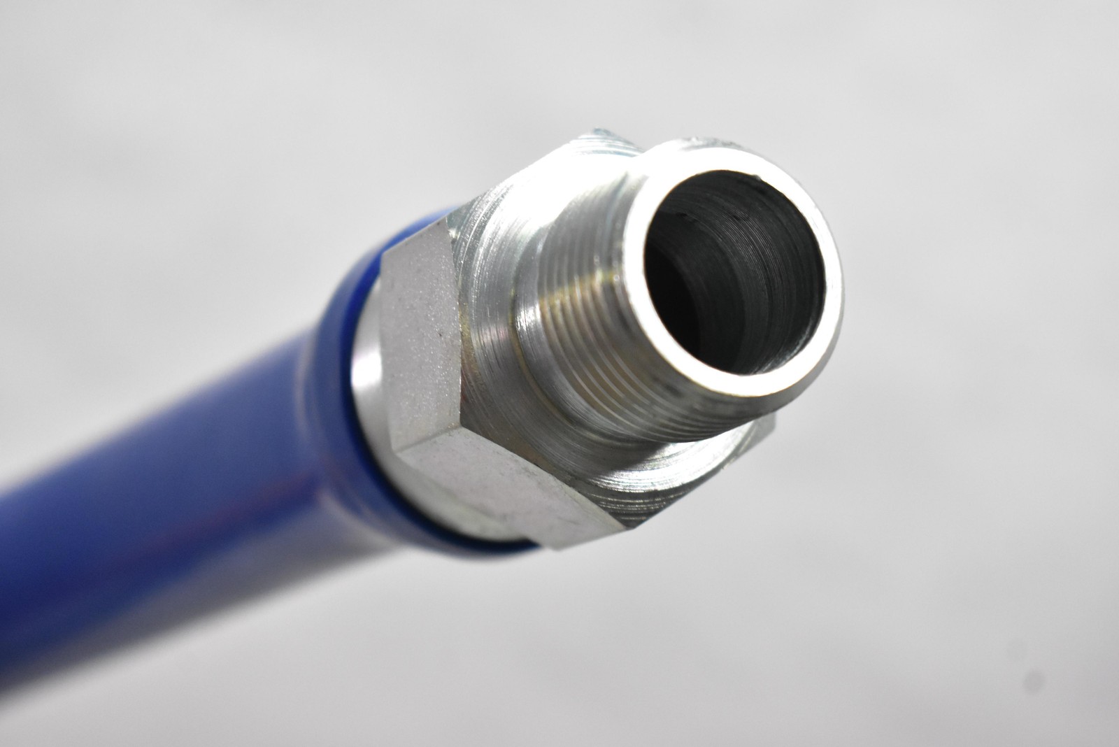 Dormont 3/4 in Gas Connector Hose Blue PVC Coated Antimicrobial Watts 3/4 MIP