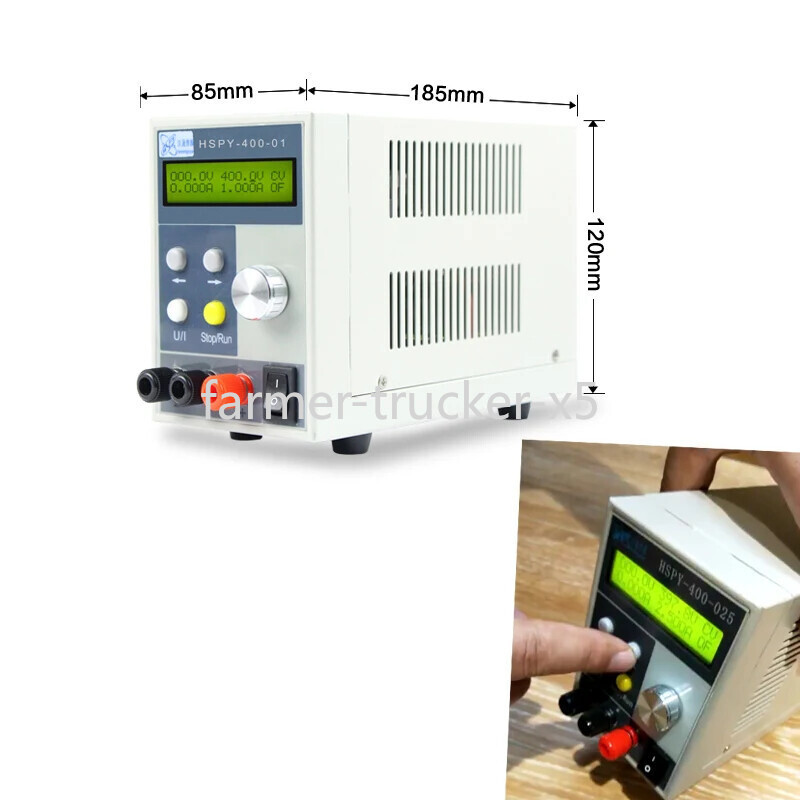 Adjustable 0-400V 0-20A Switching Power Source Programmable Lab DC Power Supply