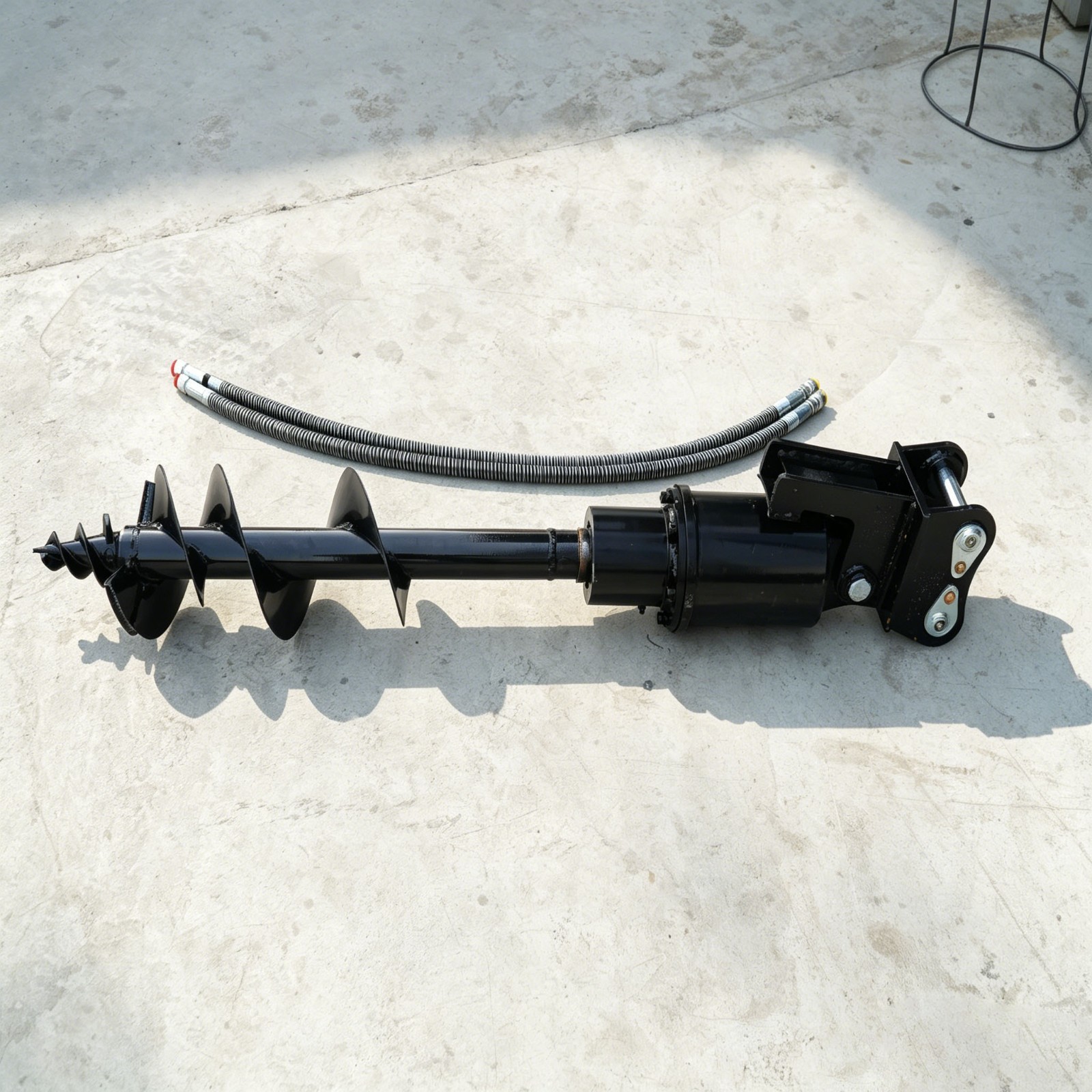 Mini Excavator Attachment Hydraulic 300mm Auger Drill with 25mm Pin FREE SHIP