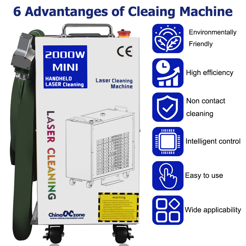 BWT BFL-CW15 1500W Handheld Fiber Laser Rust Remover Metal Cleaning Machine