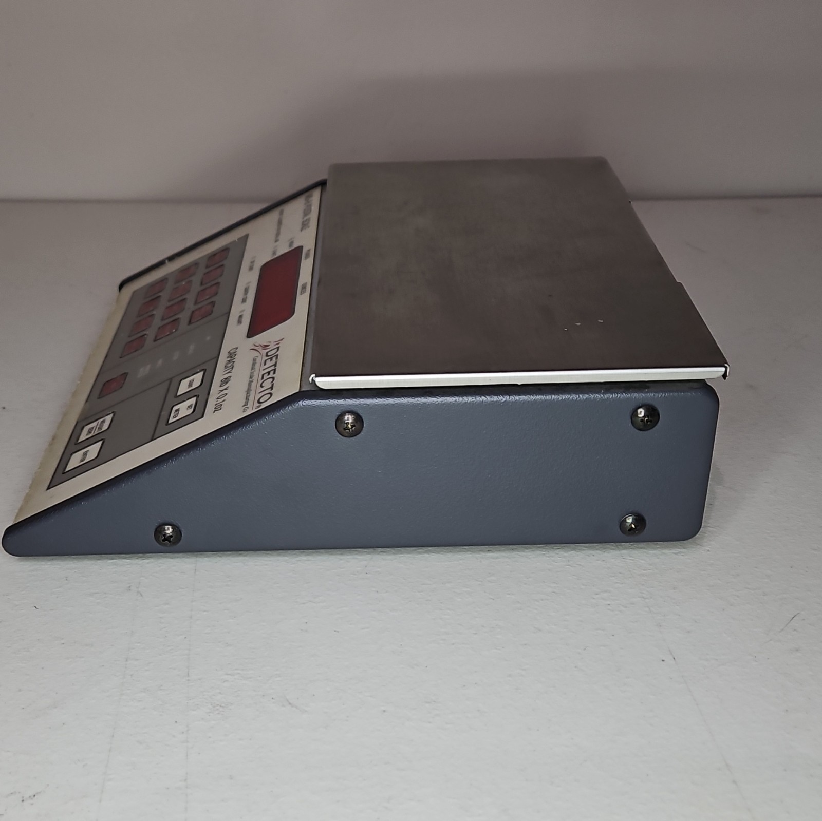 Detecto MS-8 Postal Scale 8 lb x 0.1 oz Stainless Platform, AC Adapter, Serial