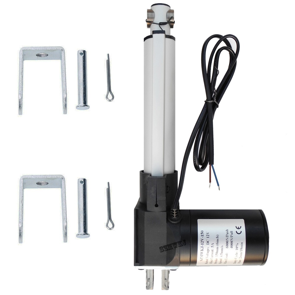 Electronic Single Axis Solar Tracker Tracking System W/ 6″ 6000N Linear Actuator