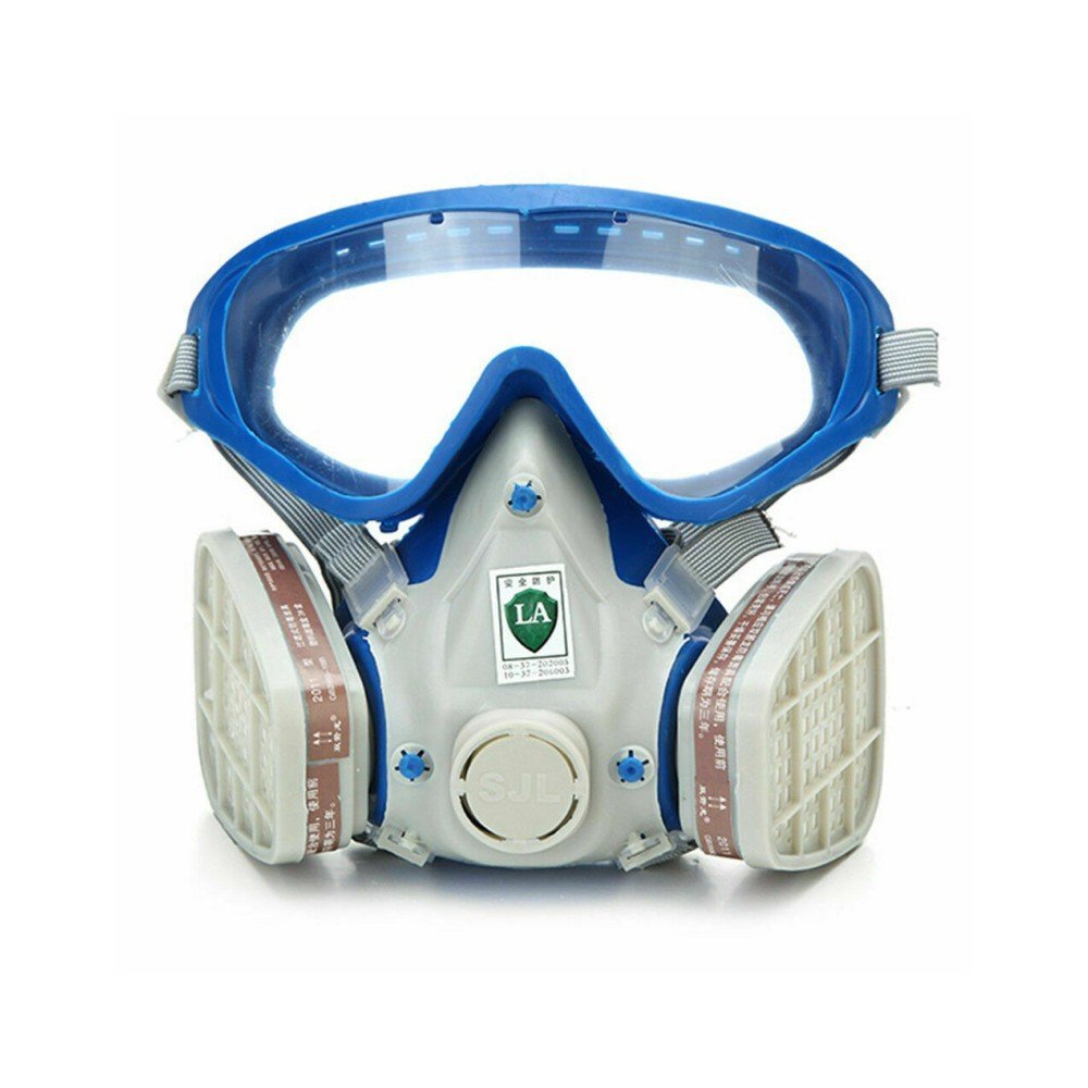 Full/Half Face Gas Mask Respirator Set For Painting Spraying Safety Facepiece US