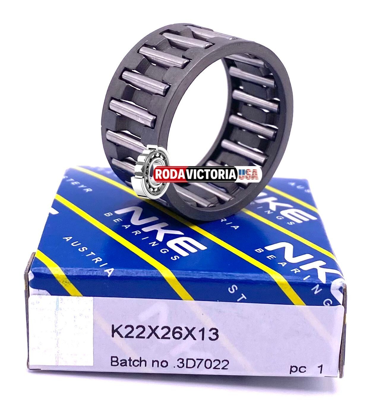 NKE K22X26X13 Needle Roller and Cage Assemblies 22x26x13 mm
