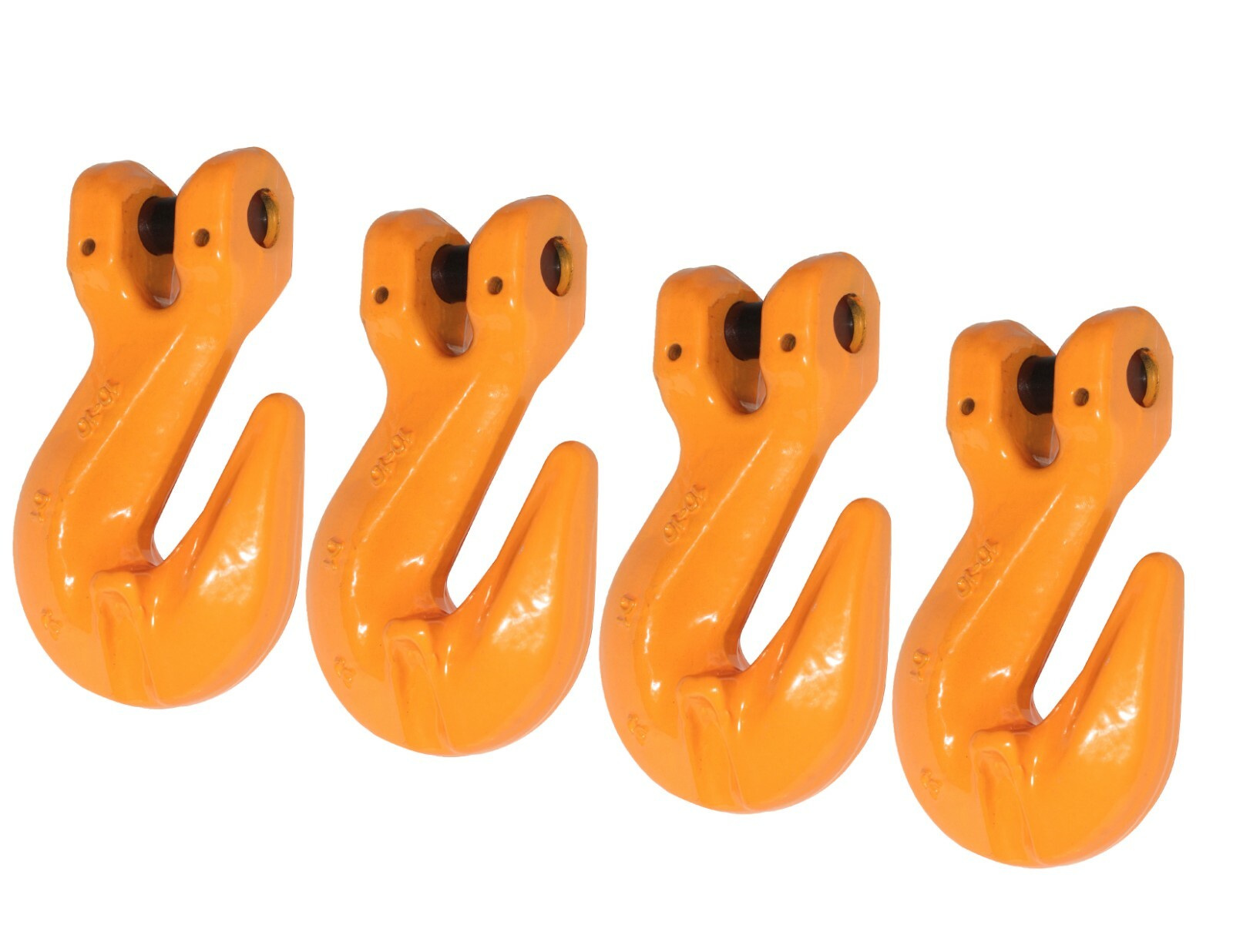 9/32 to 5/16″ Clevis Grab Lifting Hook Grade 100 Cradle Style Alloy (4 Pack)