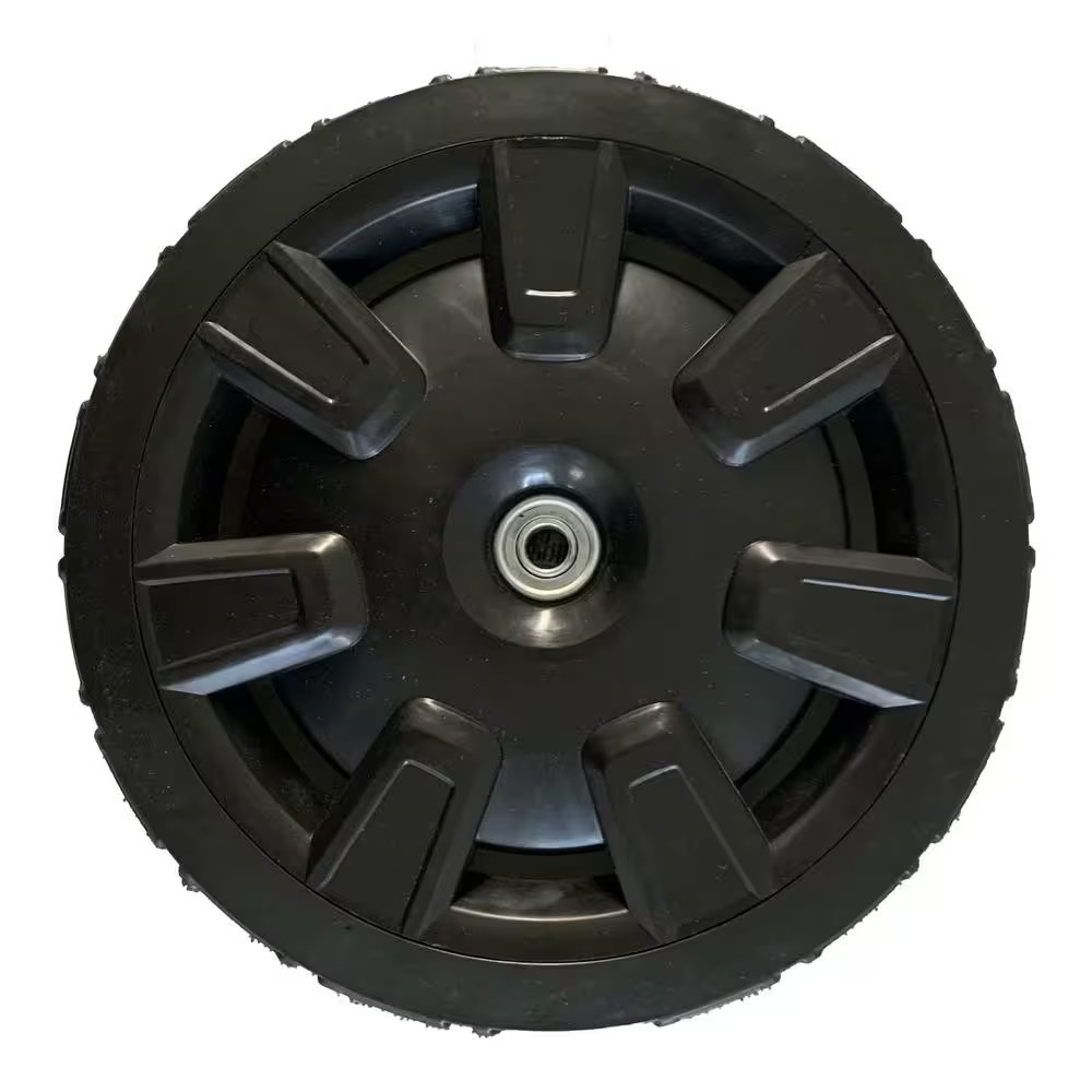 YARDMAX Replacement Free/Non-Drive Rear Wheel 11 in X 1.6 in for Lawn Mowers