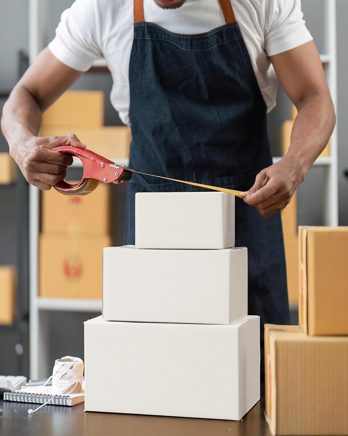 Assorted-Sizes-Shipping-Boxes-45-Pack: 8x6x4 & 9x6x4 & 10x7x5 Small-Shipping-Box
