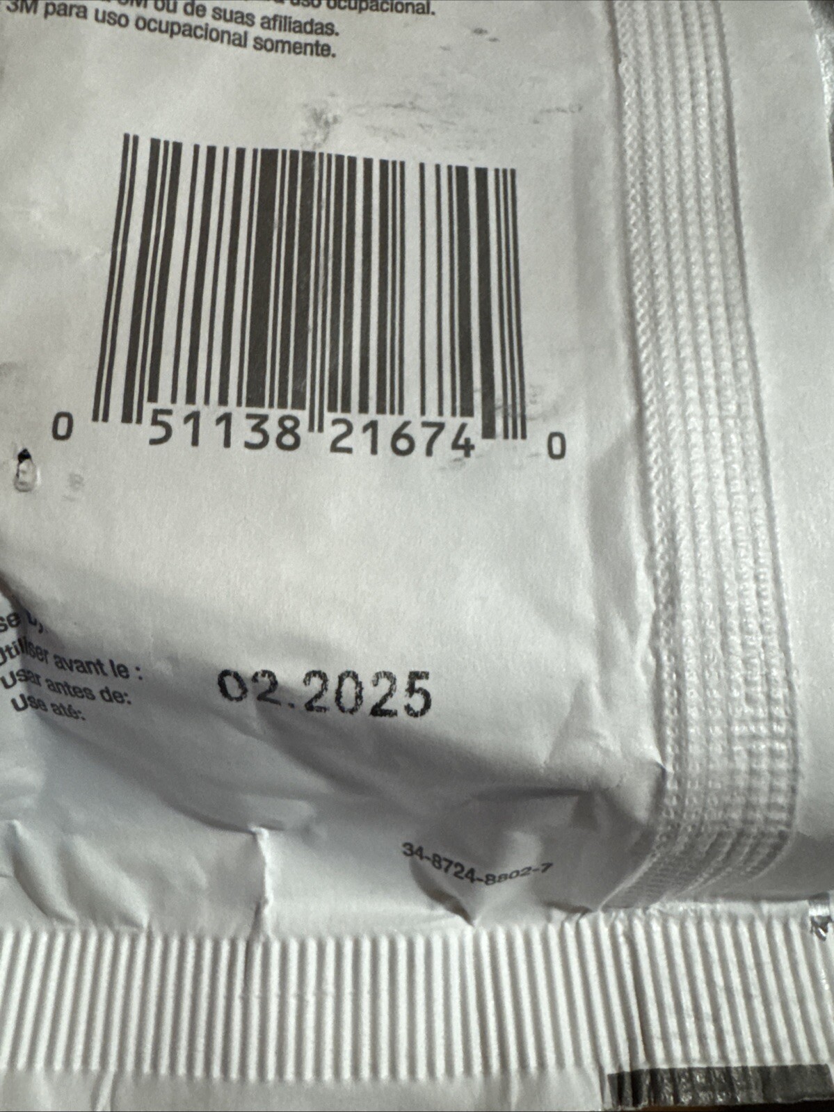New Package of Two 3M Organic Vapor Cartridges, 6001, 02/2025 Long Shelf Life