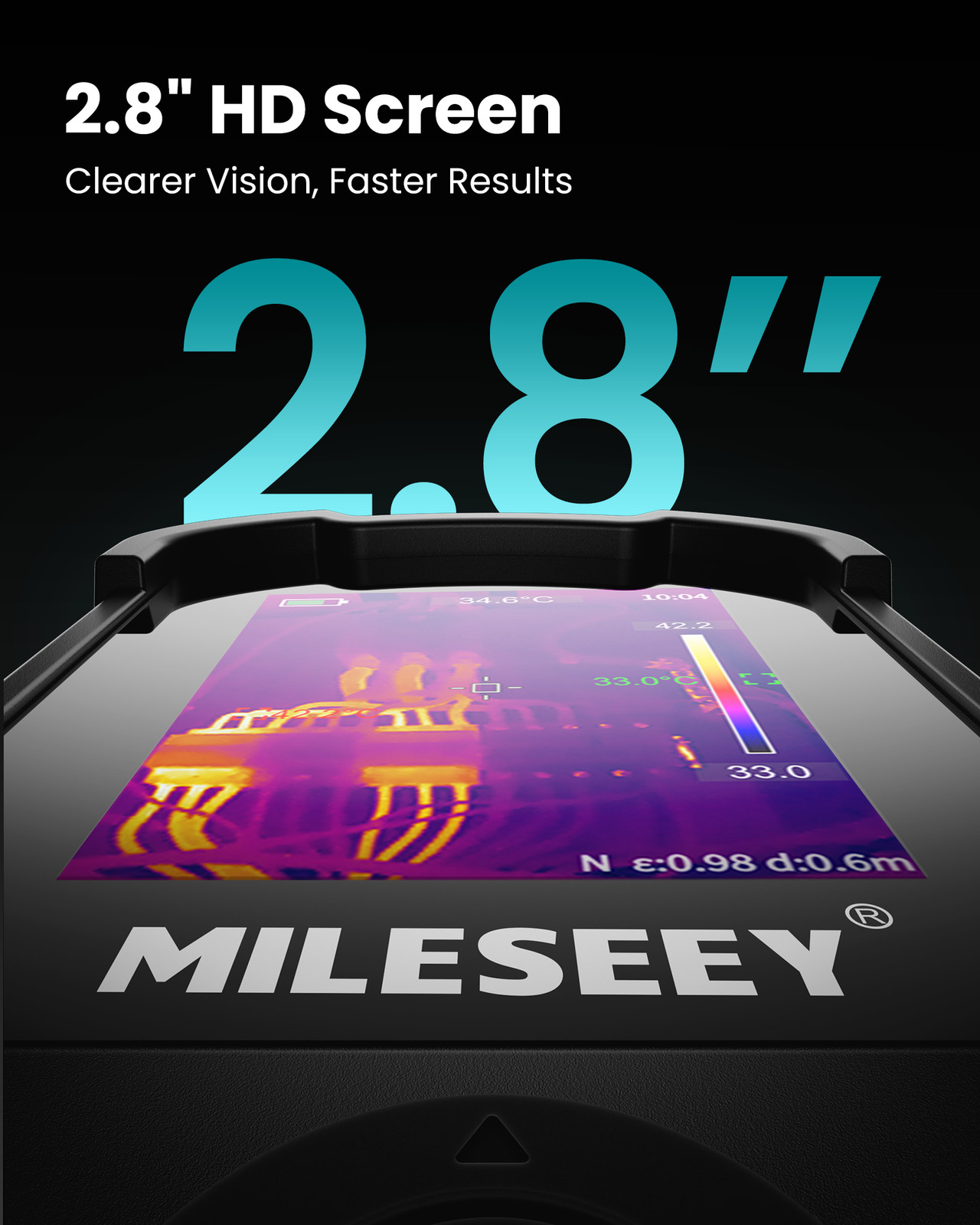 Mileseey Thermal Imaging Camera 320 × 240 IR Resolution 50 HZ Dual Camera