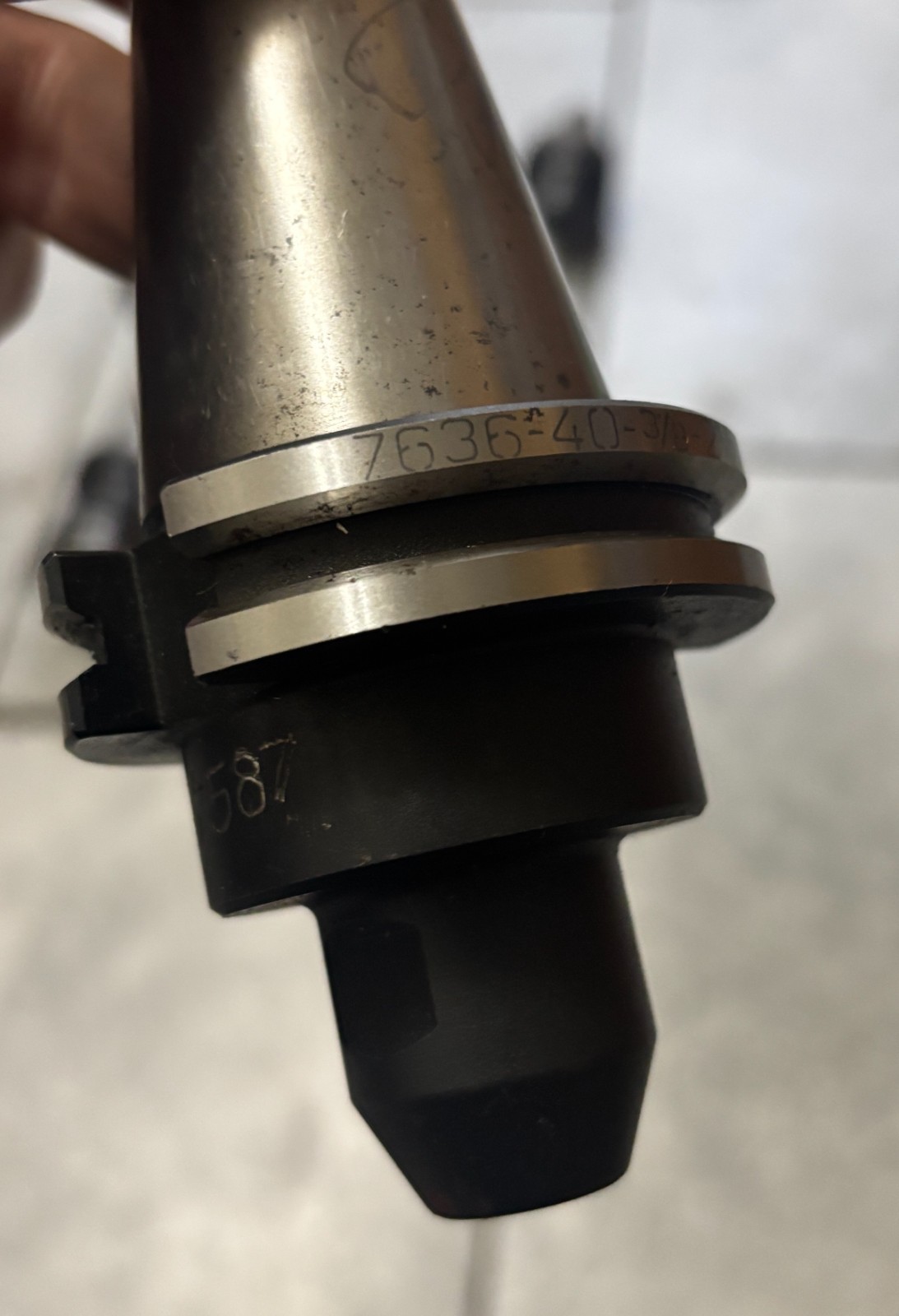 Lot of 9 CAT40 CAT 40 Tool Holders Lyndex IDG Poland