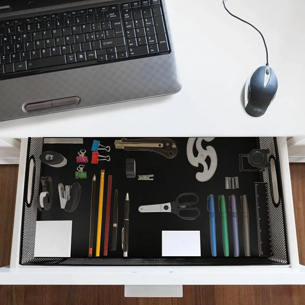 A4 Large Metal Mesh Desk Rrganizer 13 x 9 inches Tray