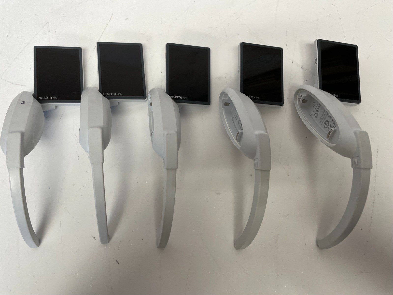 Lot of 5 McGRATH MAC Video Laryngoscope Units For Parts or Repair