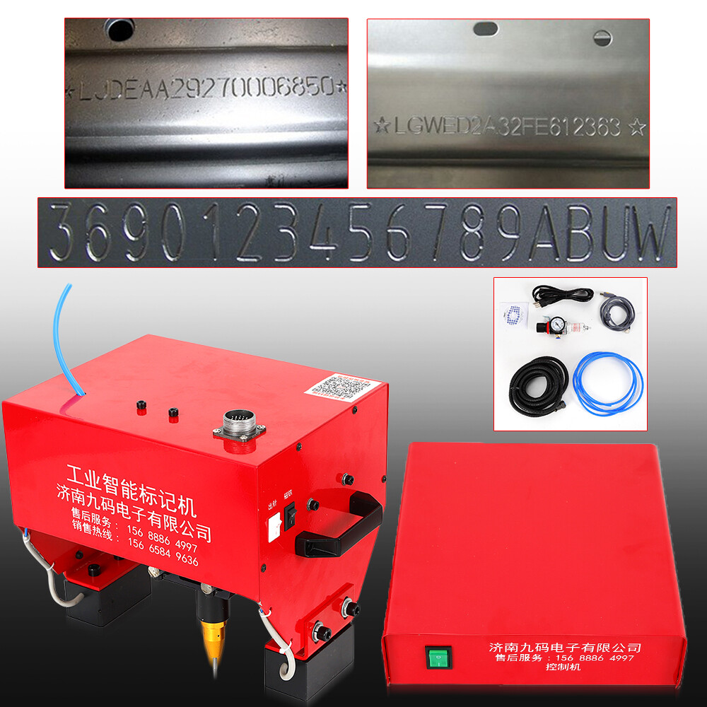 Portable handheld pneumatic dot peen marking machine VIN code 110*70mm US