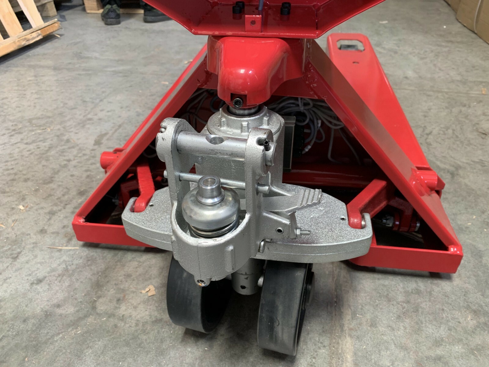 5 Year Warranty Pallet Jack Scale with Built-in PRINTER 5,000 x 1 lb Capacity