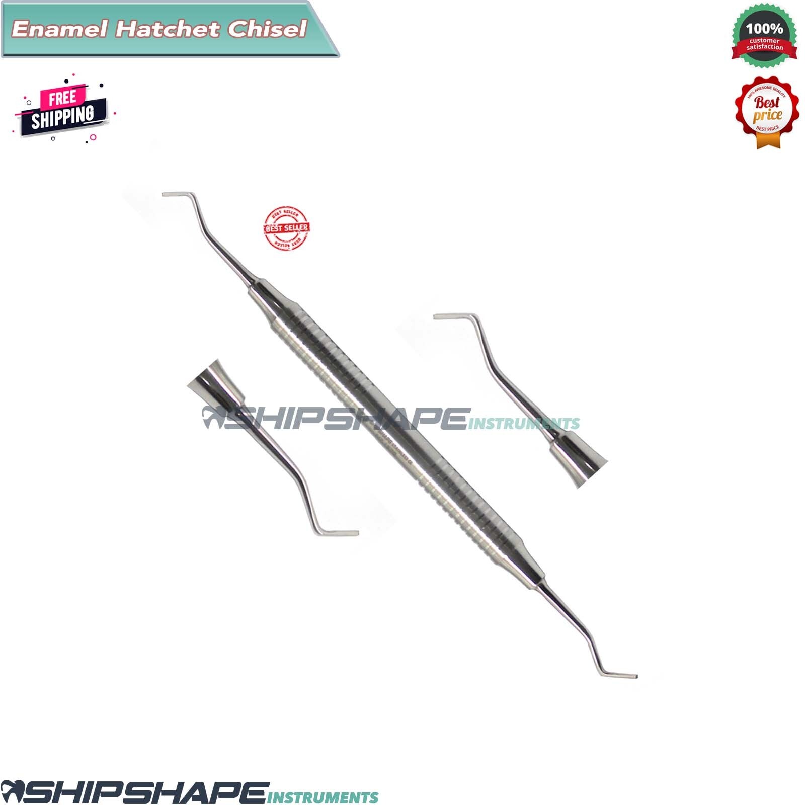 15/16 Dental Enamel Chisel Surgical Hatchet Perio Cutting Instrument 1mm/1.2mm