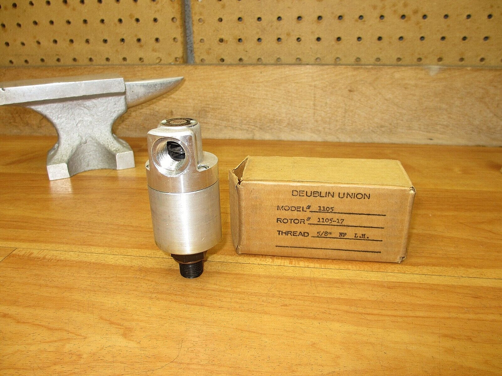 Deublin 1105 *NEW* Rotary Union Rotor 1105-17 Thread 5/8″ NF L.H.