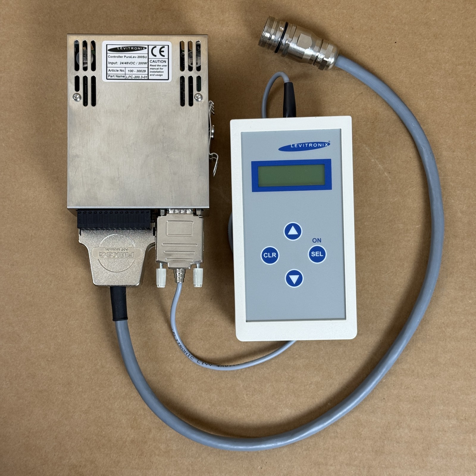 Levitronix LCO-600.1 Console, 2x LPM-600.5 Motors w/ PHS-600.1 Pump Head Socket